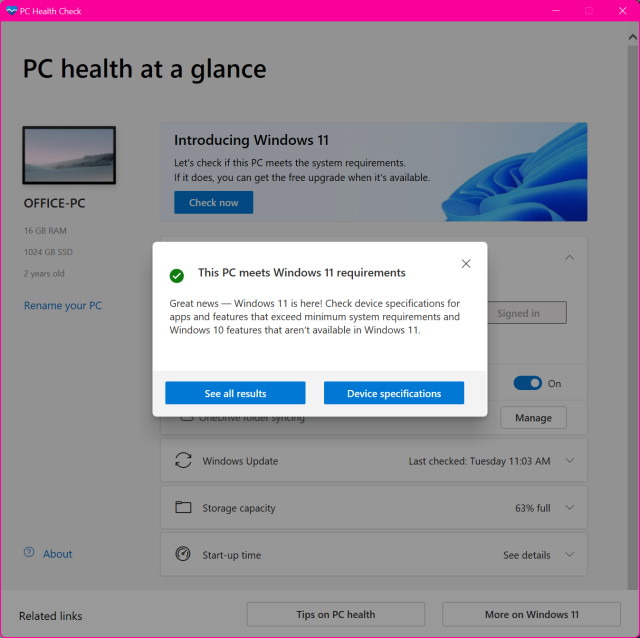 PC Health Check