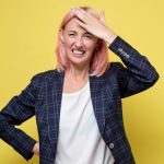 Doh! Forgetful woman